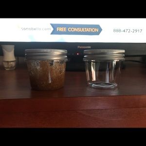 Homemade sugar scrub